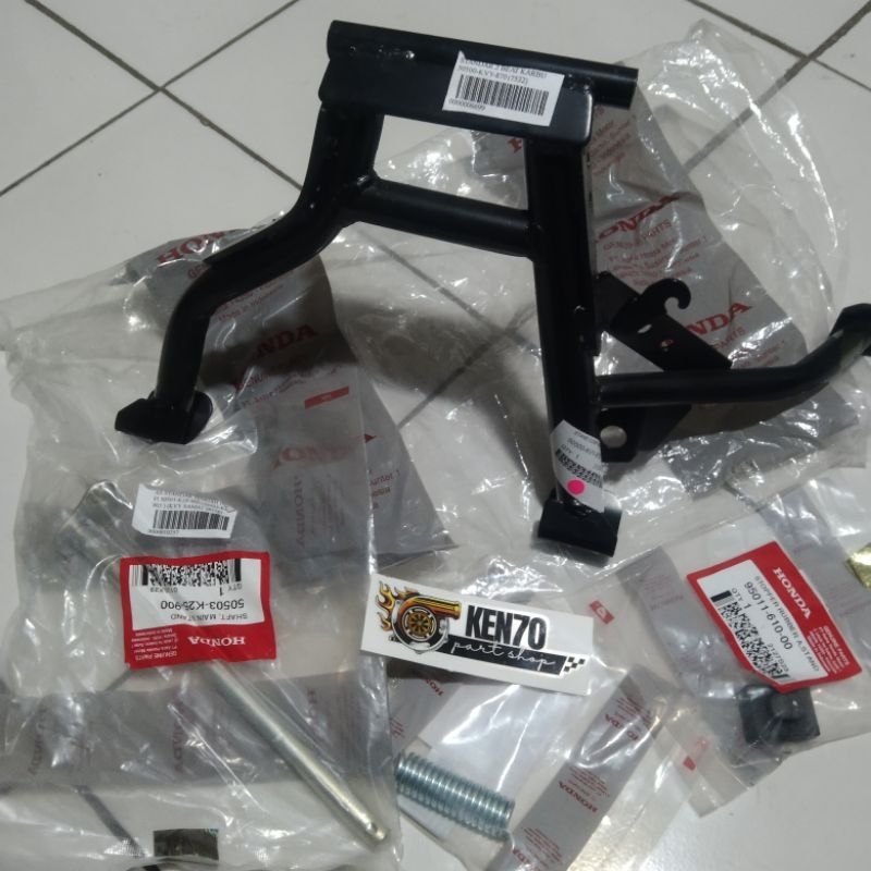 standar tengah  standar 2 Honda beat karbu original ahm