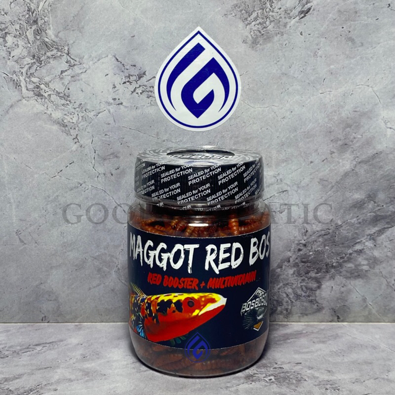 MAGGOT RED BOS BOS QU (MERAH) GRADE A+ 30 GRAM