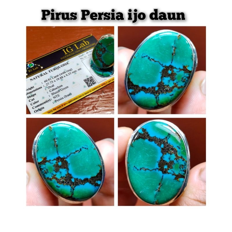 BATU PIRUS PERSIA IJO DAUN KUNO