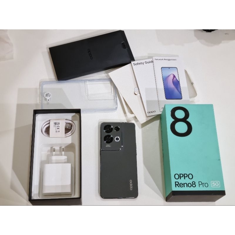 [Garansi Panjang] Oppo Reno 8 Pro 5G 12/256GB Full Original Mulus Like New Garansi Resmi