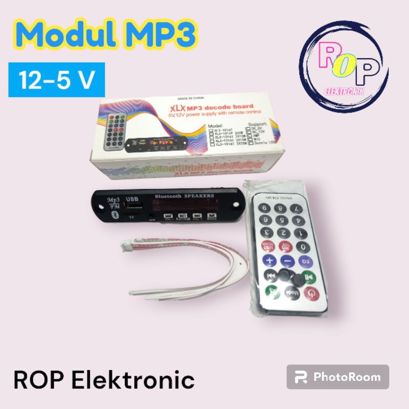 Modul MP3 + Bluetooth 12 volt Versi Baru Chip IC lebih Besar Lebih bagus dan Awet