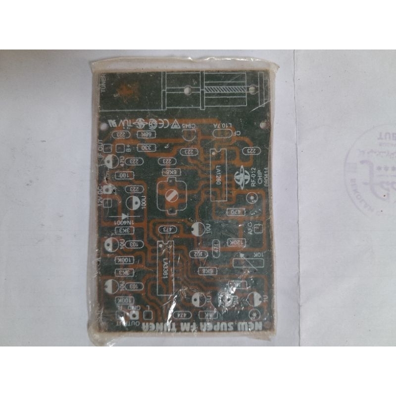 pcb radio tuner fm anti desis