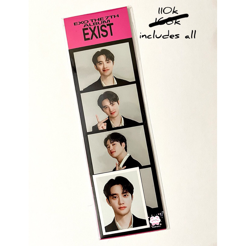 EXOcial Club - Cream Soda D.O. 4 Cut Photo Set