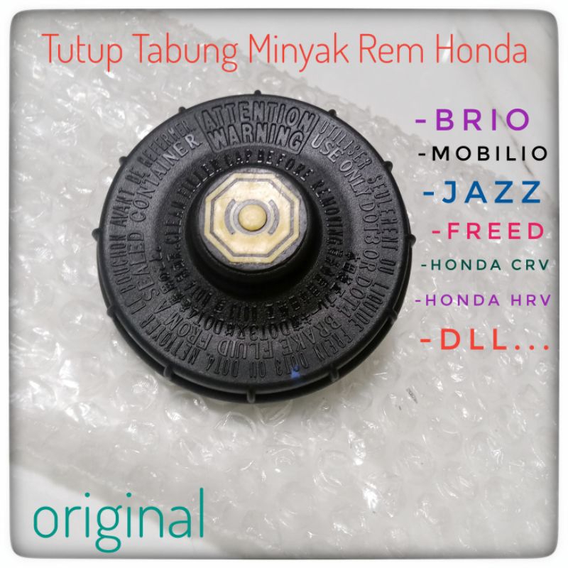 Tutup Tabung Minyak Rem Honda Brio Jazz Mobil CRV dll Tutup Tabung Minyak Rem Honda Jazz Tutup Tabun