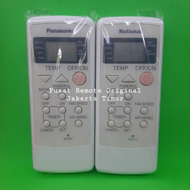 REMOTE REMOT AC NATIONAL PANASONI A75C1009 A75C2347 ORGANIX POWERFUL ORIGINAL