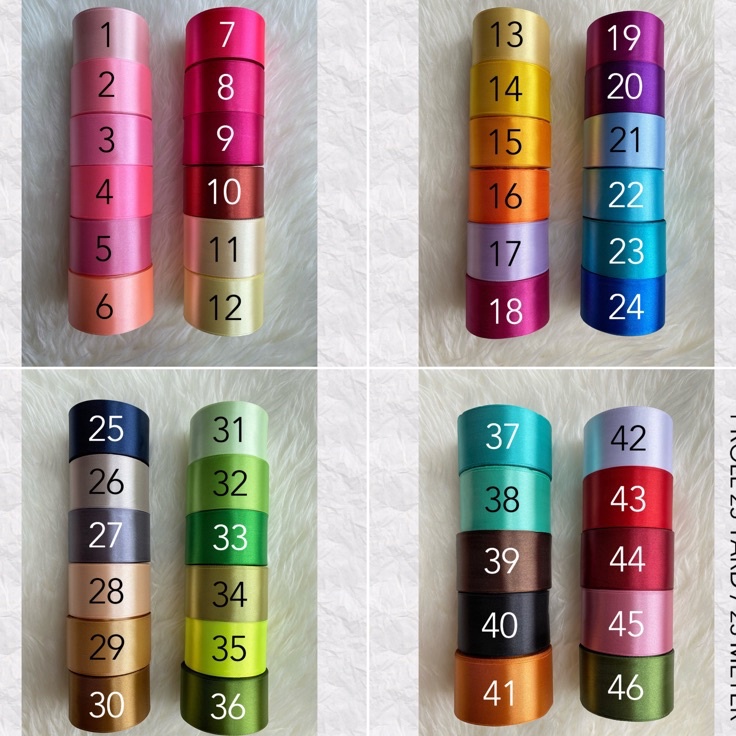 

Penawaran Spesial Pita Satin 2 INCH 5 CM 25 YARD BRAND SAKURA