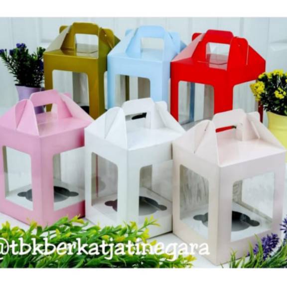 

Beli Sekarang Hemat Besar Nanti BOX CUPCAKE IVORY LUBANG 1 ISI 1 PCS DUS CUPCAKE BOX MUFFIN LUBANG 1