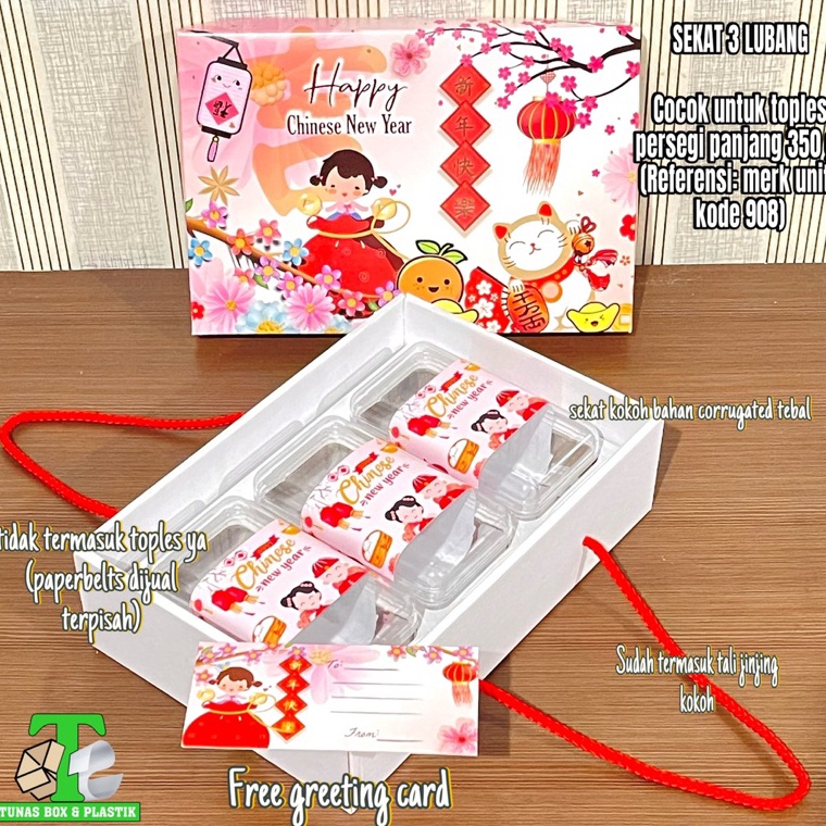 

Diskon GilaGilaan Segera Dapatkan Dus Kue kering Motif Imlek Box Sekat Kue kering tema Imlek 23 toples Dus Toples Imlek Box Natal Kue kering Kotak Kue Imlek Chinese New Year Hampers Hampers imlek Giftbox imlek Tas imlek Dus Hampers I