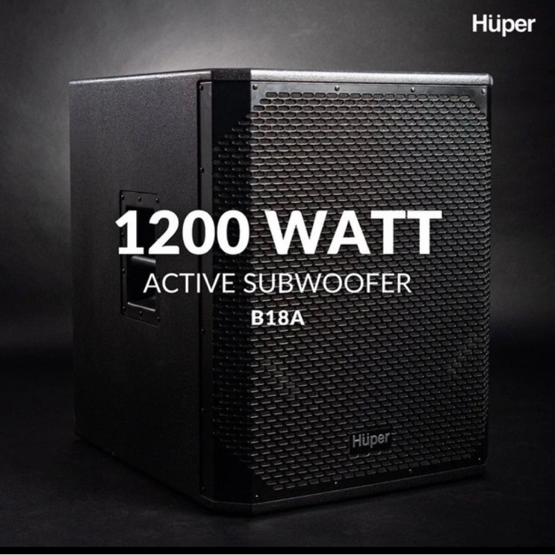 huper subwoofer aktiv 18inch huper B18A original garansi resmi