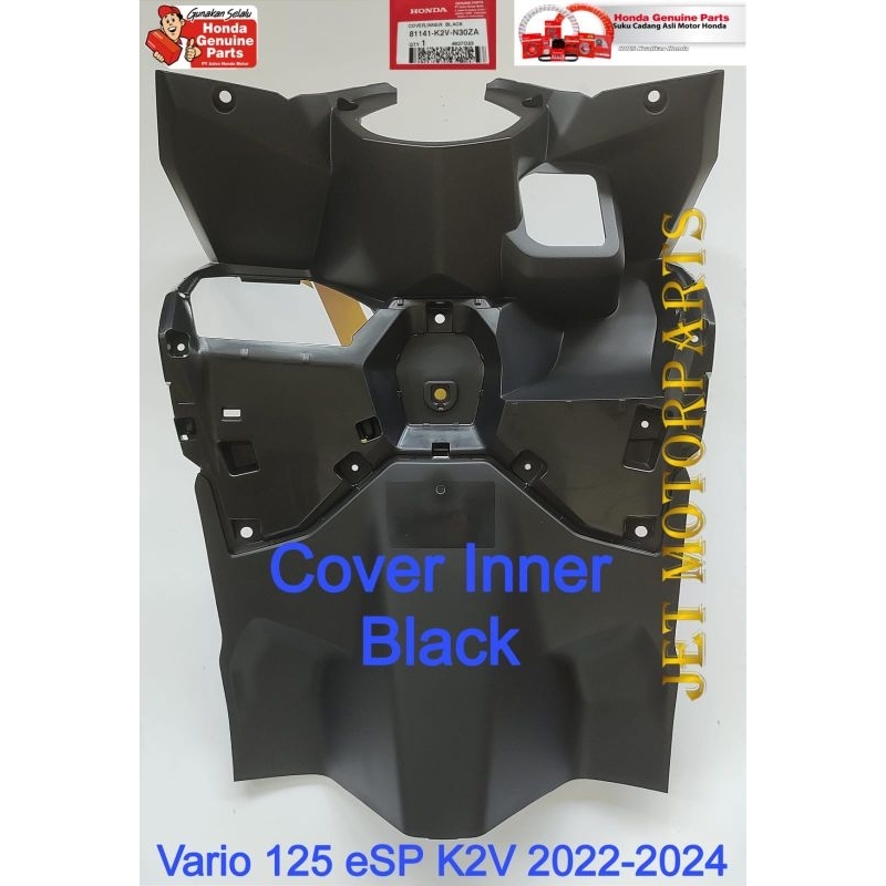 81141K2VN30ZA Cover Inner Lower Cover Kontak Legsil Vario 125 K2V 2022-2024 Hitam Non Keyless Asli Atau Ori Honda AHM