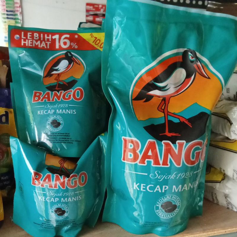 

Kecap manis BANGO uk. 280g & 720ml, kecap manis cap bango