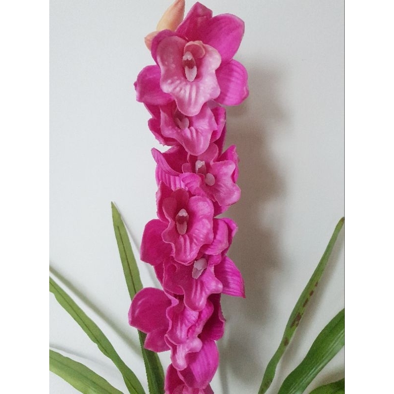 Bunga Anggrek Latex Artificial Flower Premium Jumbo Super Rustic
