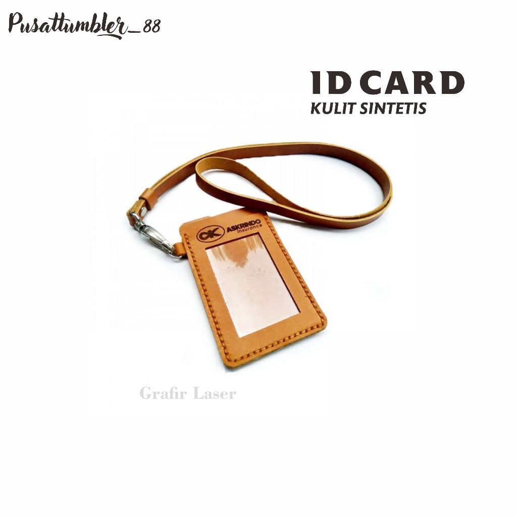 

Frame Casing Tempat ID Card Holder Kulit Imitasi - pusattumbler_88