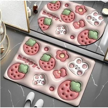 Keset Diatomite Anti Slip / Keset Kamar Mandi / Keset Dapur Keset Lantai Keset Kaki