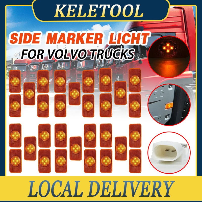 lampu volvo lampu led truk 24 volt 30pcs Lampu Sein Samping Truk LED lampu variasi truk lampu volvo 