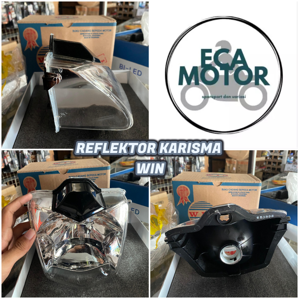 REFLEKTOR KARISMA MERK WIN || REFLEKTOR / LAMPU DEPAN KARISMA MERK WIN
