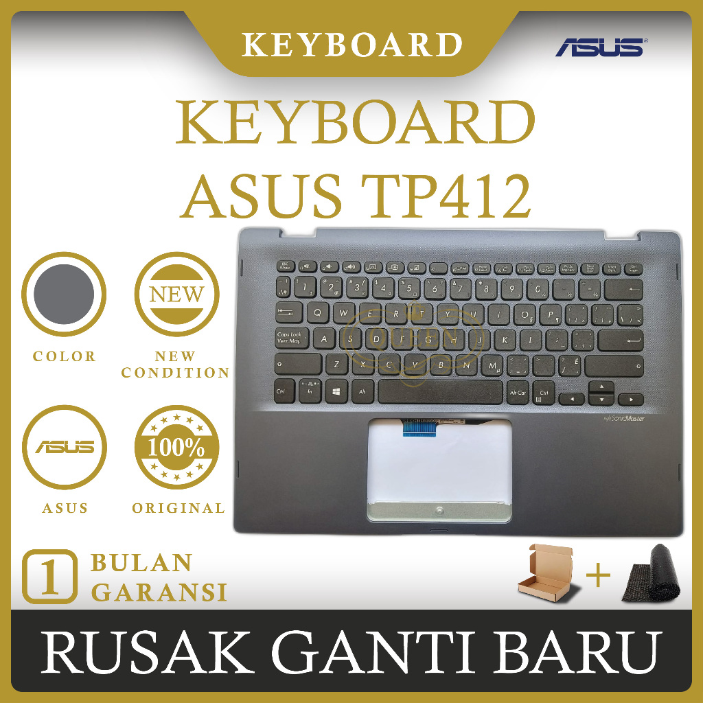 KEYBOARD FRAME LAPTOP ASUS Vivobook 14 Flip TP412 ORIGINAL