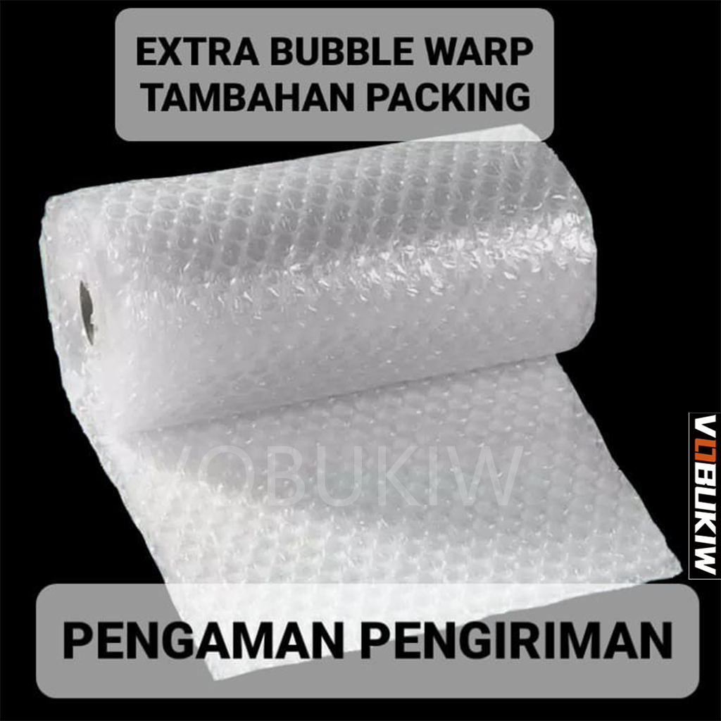 

Tambahan Buble Wrap Untuk Perlindungan Pengiriman Agar Paket Tidak Rusak / Ekstra Buble Wrap