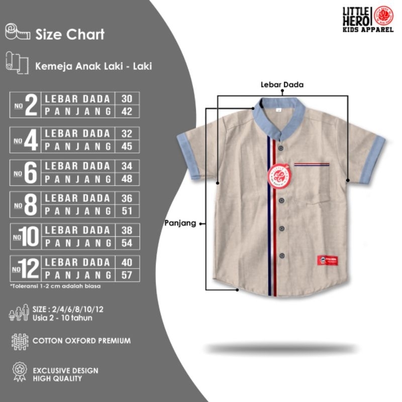 Kemeja Koko Anak Kemko anak kemko oxford anak baju koko murah