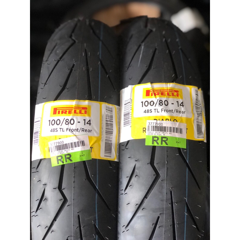 BAN PIRELLI DIABLO ROSSO SPORT 100/80-14 BAN BAN PIRELLI DIABLO ROSSO SPORT 100 80 14 100/80 RING 14