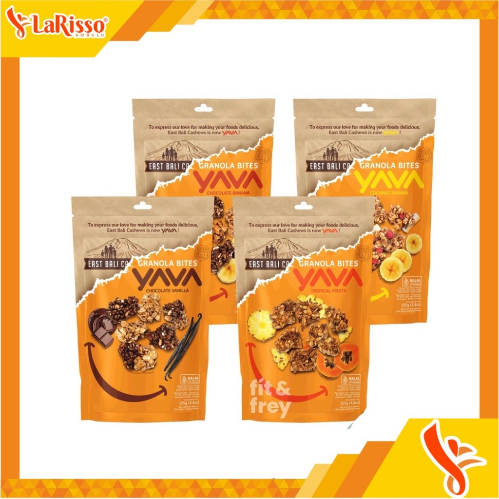 

YAVA GRANOLA BITES 125GR ALL VARIAN