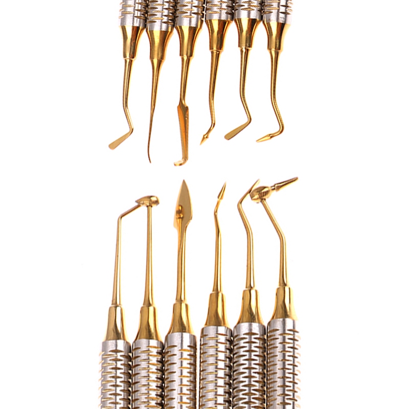 6Pcs Kit Dental Composite Filling//Carving Instrument Set// Instrumen komposit