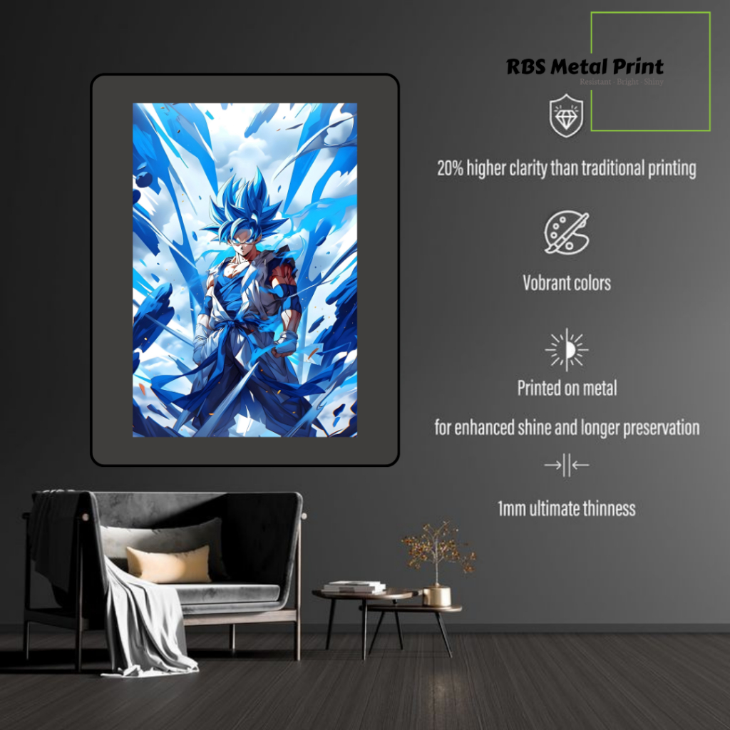 Custom HD Metal Print 1mm | High Gloss Aluminium Photo Print Uk. 20x30cm | Metal Photo Prints | Post