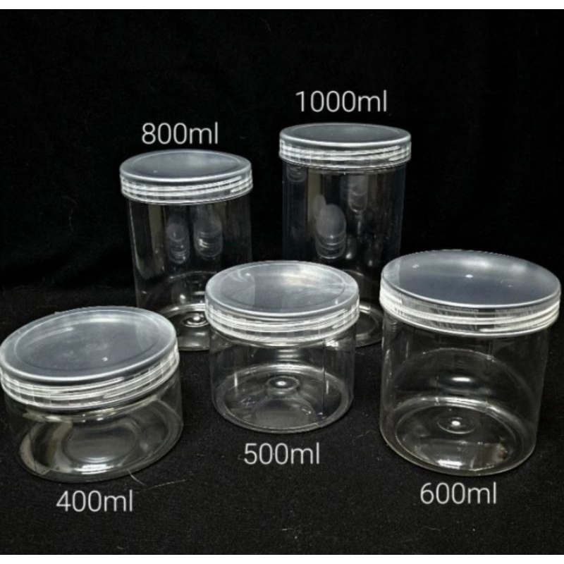 Toples Tabung Plastik Toples Kue Snack Toples Bening