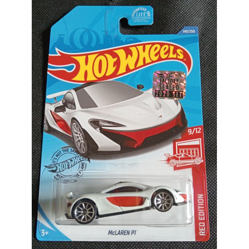 HOT WHEELS MCLAREN P1 RED EDITION FACTORY SEALED