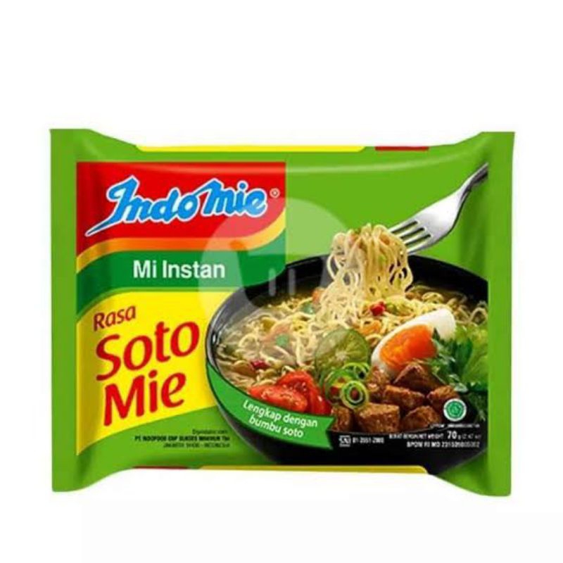 

INDOMIE INSTAN RASA SOTO MIE