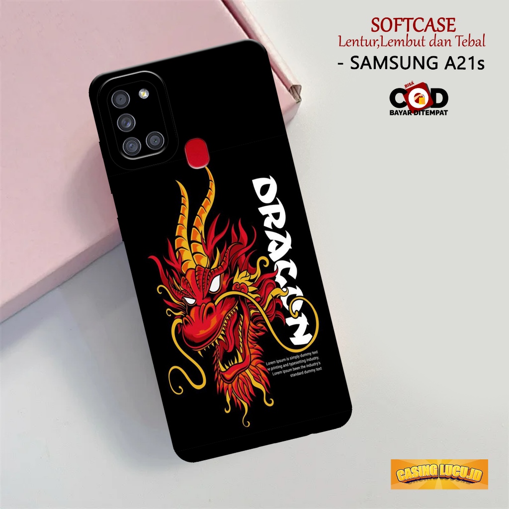 Case Hp Samsung A21s - Fashion Case AESTHETIC - Casing Samsung Galaxy A21s - Softcase TPU Pro Camera