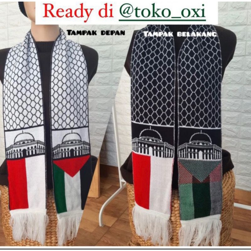 Syal Palestina / Syal Palestina Rajut/Syal Palestina Premium