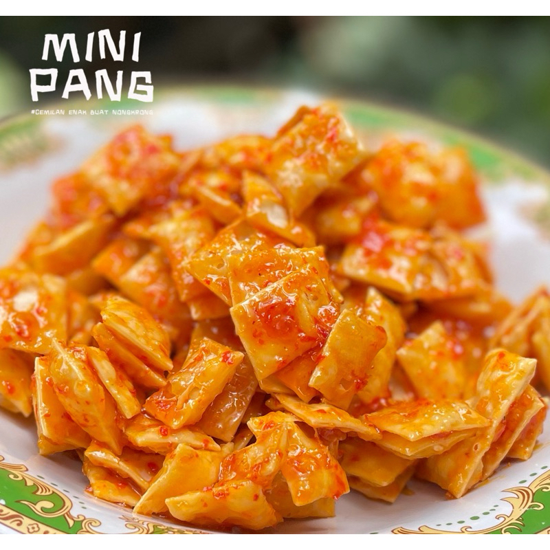 

mini pang/mini pangsit balado pedas manis 300 grm