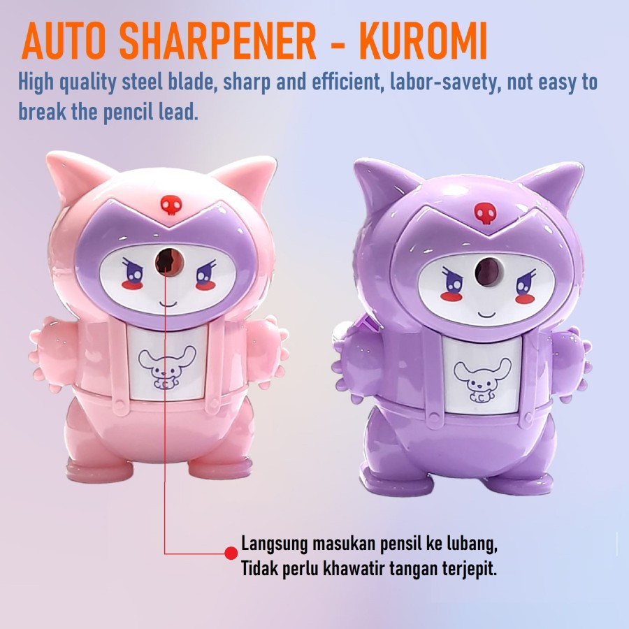 

Serutan Pensil Putar / Rautan Meja Putar / Auto Pencil Sharpener 907