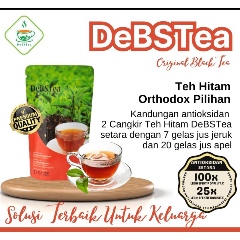 

BEST SELLER Teh hitam DEBSTEA BACKTEA bestea isi 110 gr PREMIUM