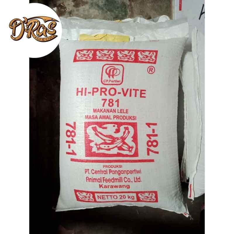 pelet ikan 781-1 Pakan Ikan Lele Gurame Bawal Nila 20kg