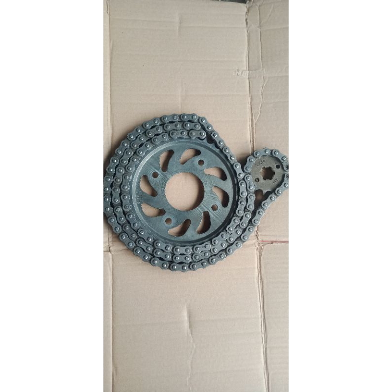 Gear satria Fu facelift Fu injeksi 2014/2018 rantai UK 428H second original copotan