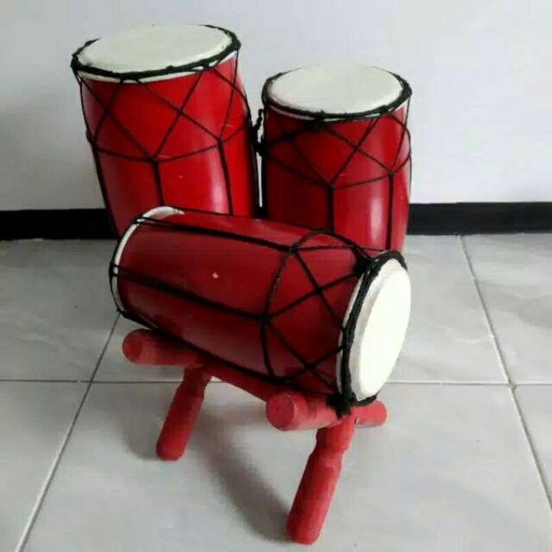 ✅gendang anak ukuran 40 cm gendang jawa kendang jaipong gendang ketipung