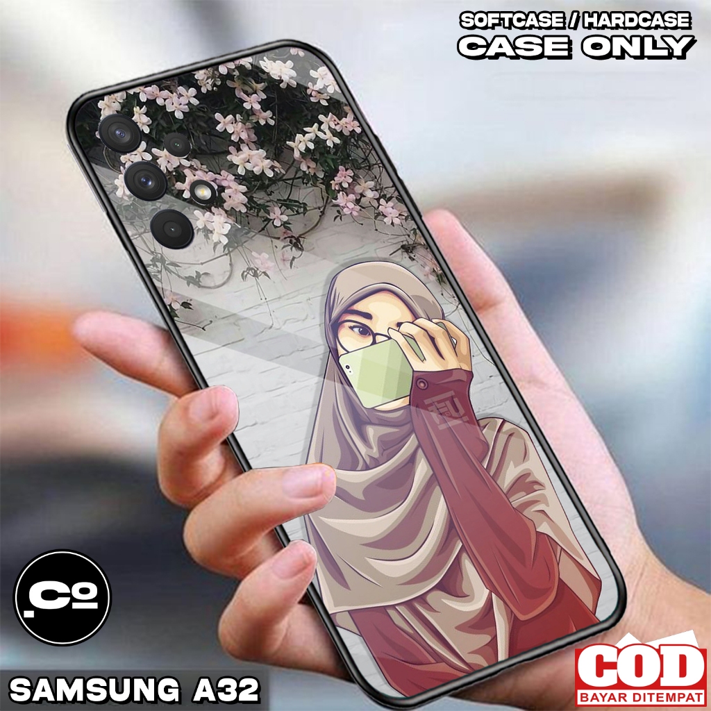 Case SAMSUNG A32 4G - Casing SAMSUNG A32 4G [ HIJAB ] Silikon SAMSUNG A32 4G - Kesing Hp - Casing Hp