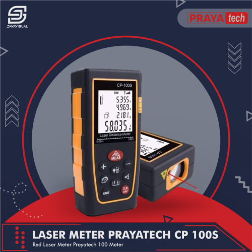 [JaVis] Laser Meter Praya Tech Meteran Digital Laser 100 M CP-100S | 100Meter