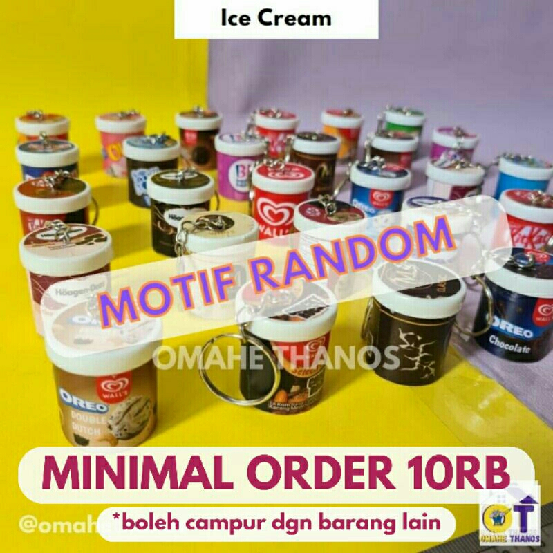 Aneka Gantungan Kunci Viral RANDOM / MIN ORDER 10rb boleh campur, dibawah itu tidak diproses/harga p