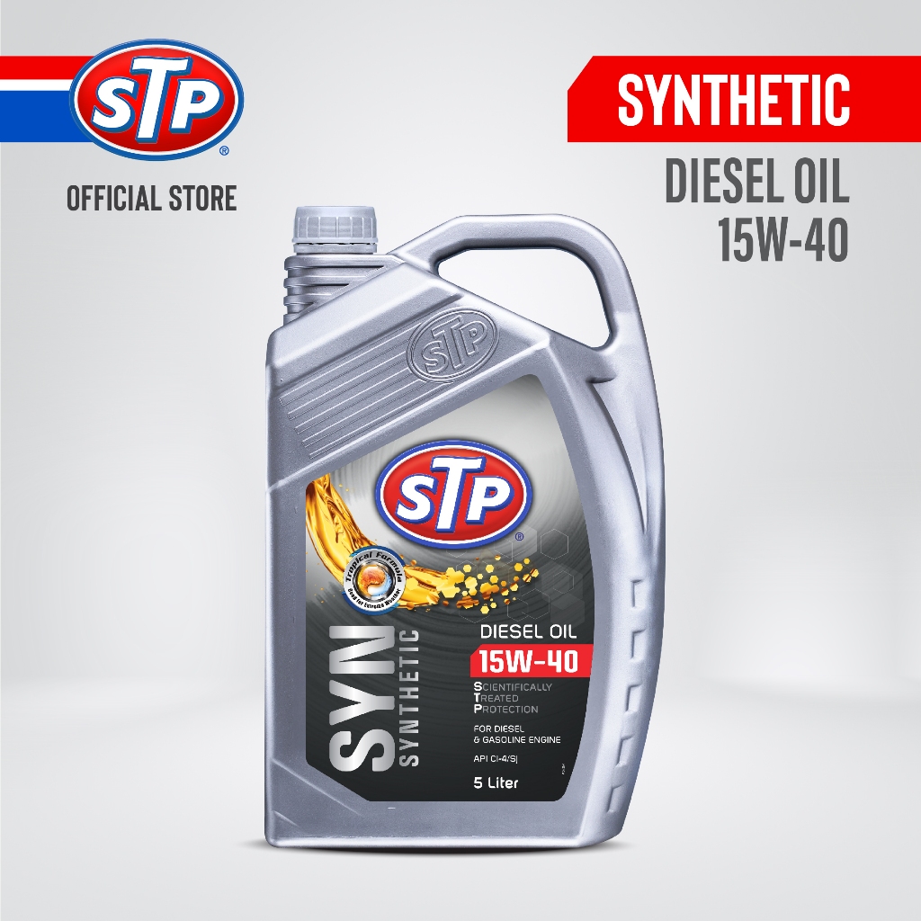 STP - Synthetic Diesel OIL 15W-40 5 L Oli Mesin Mobil Diesel Sintetik