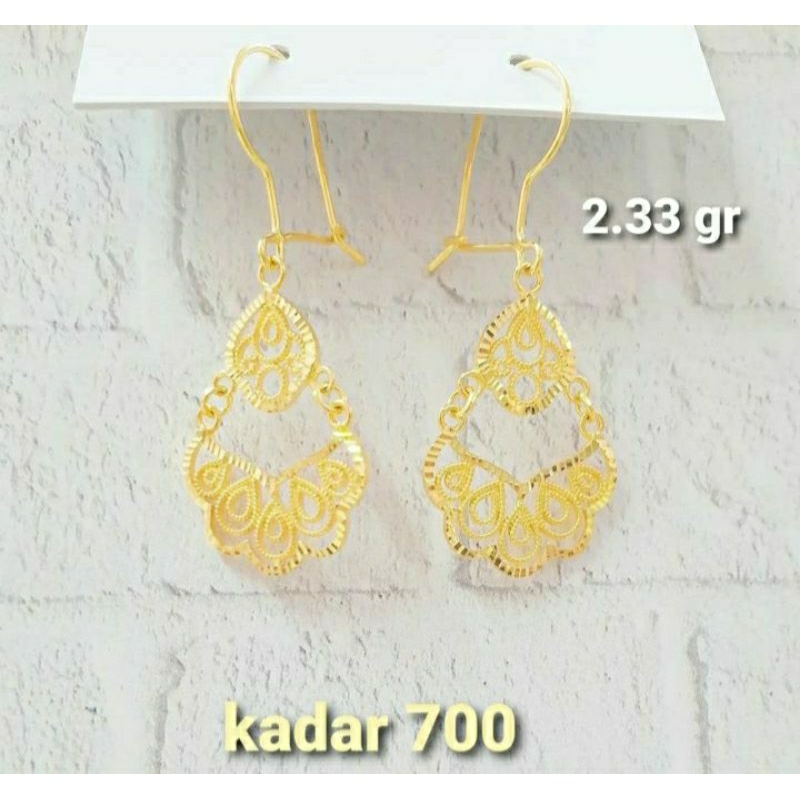Anting Fushion.Emas kadar 700/16k