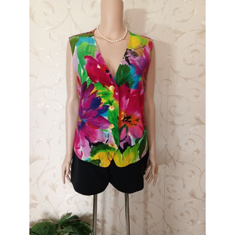 1 Vest motif bolak balik PL