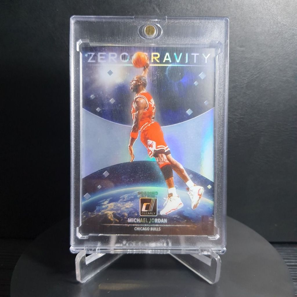 66. Kartu Basket - Custom Card 2020-21 Clearly Donruss - Clearly Zero Gravity #23 Michael Jordan