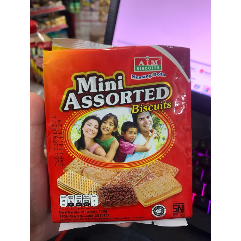 

BISKUIT AIM MINI ASSORTED 150gr