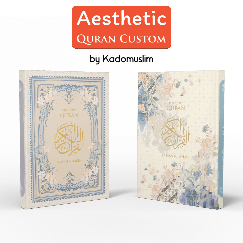 Aesthetic Quran by Kado Muslim | Al-Quran Custom Nama Seserahan Pernikahan | AlQuran Terjemah Perkat