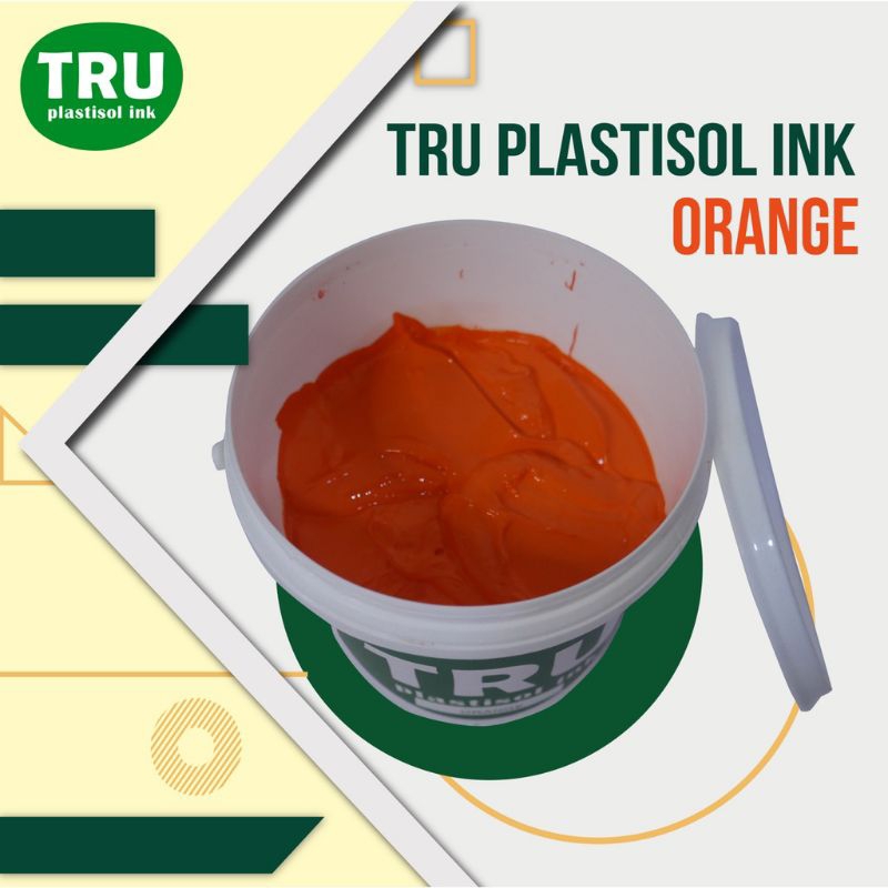 

TRU Plastisol Orange Tinta Sablon 1Kg