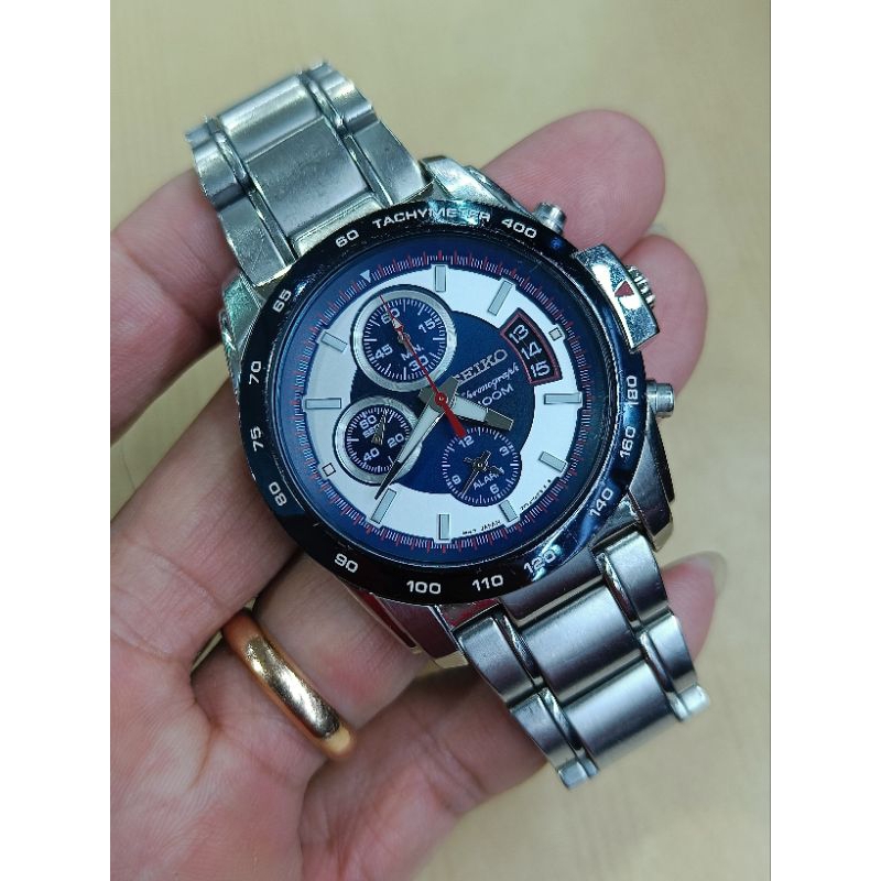 Seiko alarm chronograph SNAA ori bekas Bagus siap pakai normal semua
