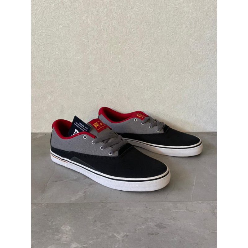 Sepatu DC Sultan S Black Grey Original